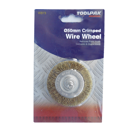 Crimped Wire Wheel 50mm Toolpak 